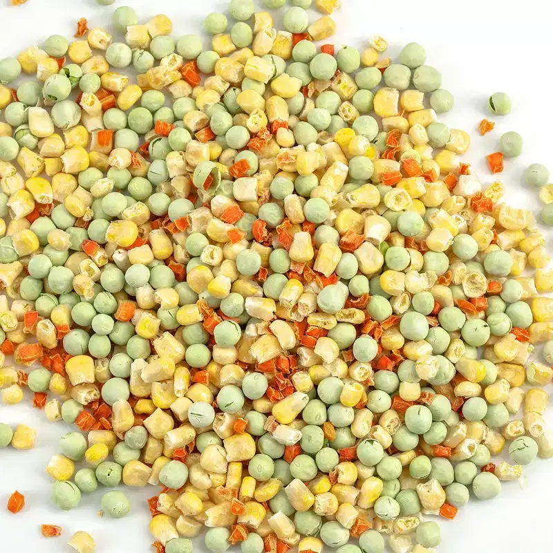 Freeze Dried Classic Vegetable Mix Corn Peas Carrot 25 Year Shelf Life 6 Oz Can