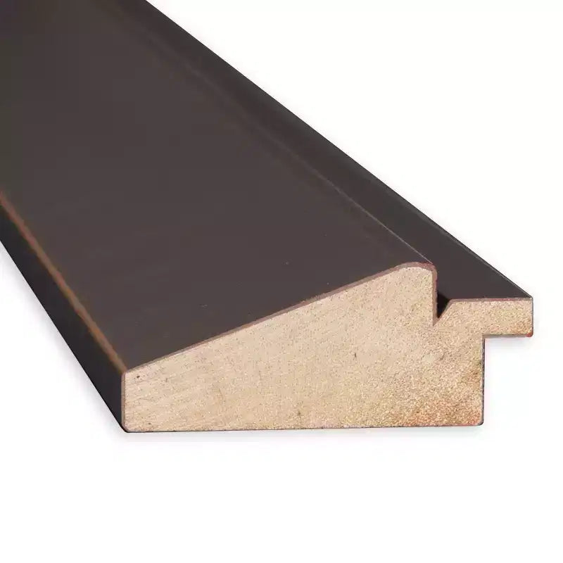 23" x 29" Beveled Lara Bronze Wood Wall Mirror - Amanti Art: Modern Rectangular, No Assembly, Includes Hardware