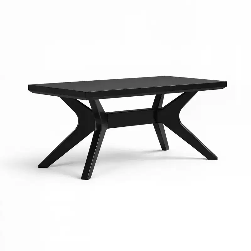 Cross Leg Rectangular Coffee Table (40in x 20in / 1020mm x 510mm)