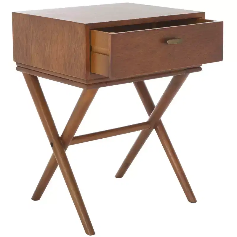Sixtine 1 Drawer Nightstand - NST6604 - Natural - Safavieh