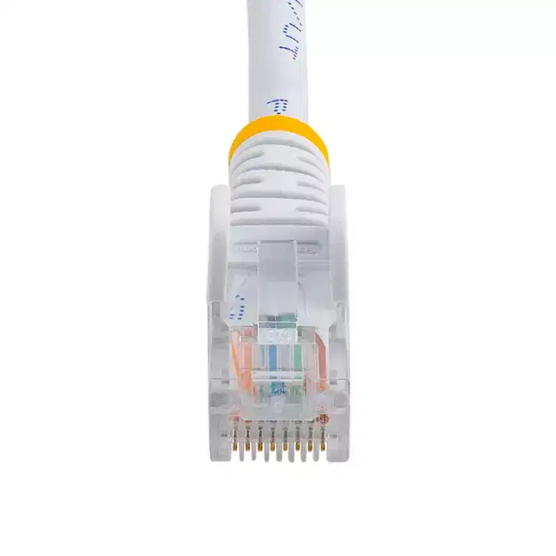 StarTech Cat5e 15ft White Snagless Patch Cable - 45PATCH15WH - Data and Networking Cables