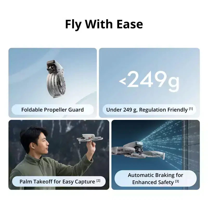DJI Flip Drone with RC 2 Screen Remote Controller 4K UHD Camera