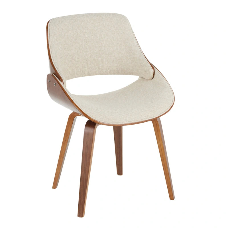 Mid-Century Modern Upholstered Dining Accent Chair