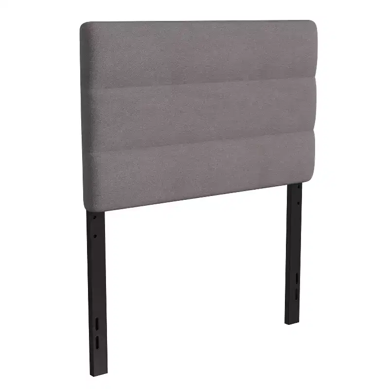 Merrick Lane Headboard with Tufted Upholstery and Powder Coated Metal Frame