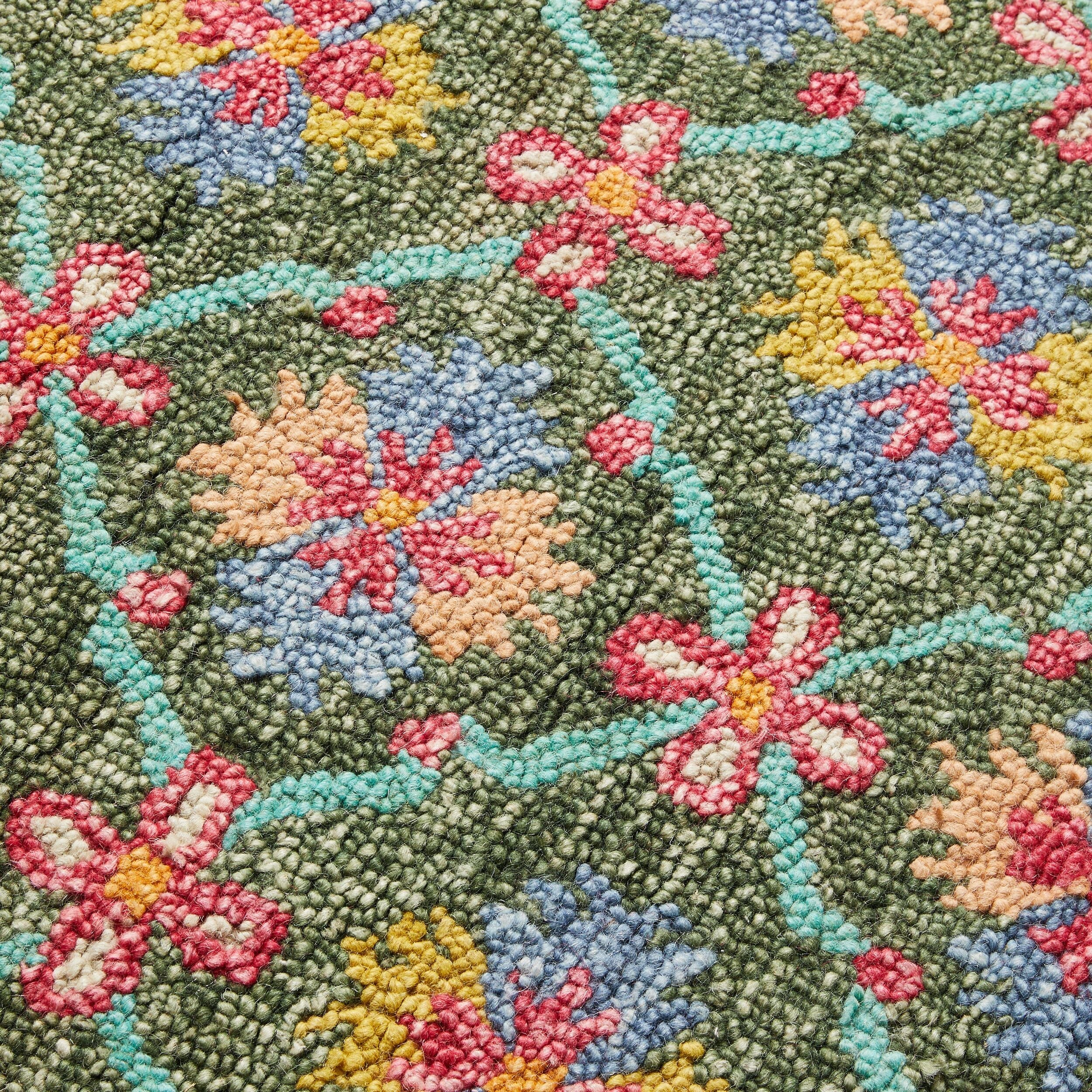 Maja Cottage Hand Woven Wool Blend Rug Natural 240x150cm