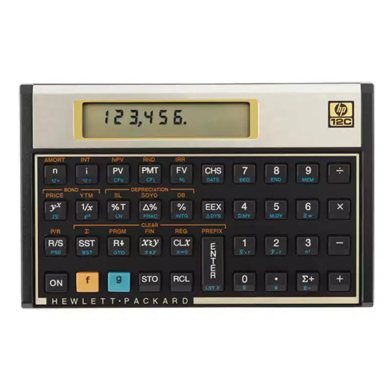 HP 12c Financial Calculator - 5pk