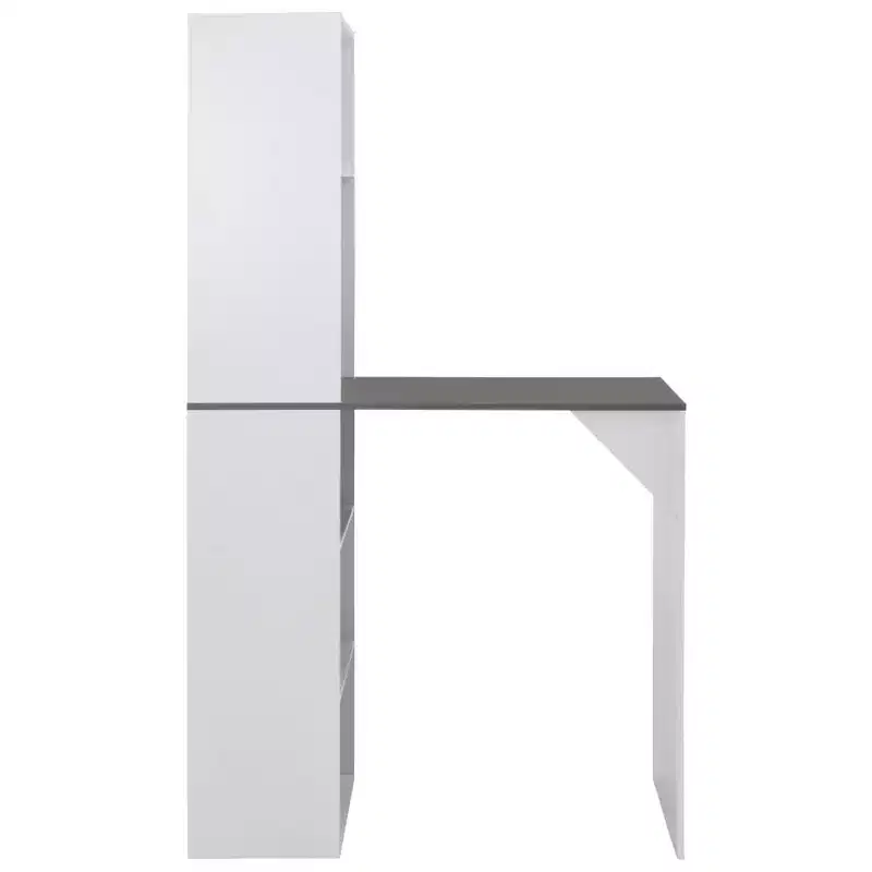 vidaXL Bar Table Kitchen Pub Table Bistro Table for Dining Room with Cabinet