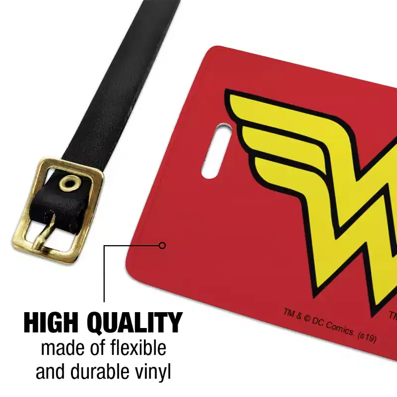 Wonder Woman Classic Logo Luggage ID Tags Set of 2