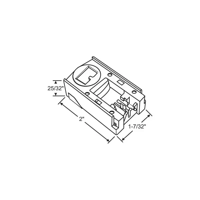 Brixwell 85-5045 Pivot Lock Shoe Black Cam