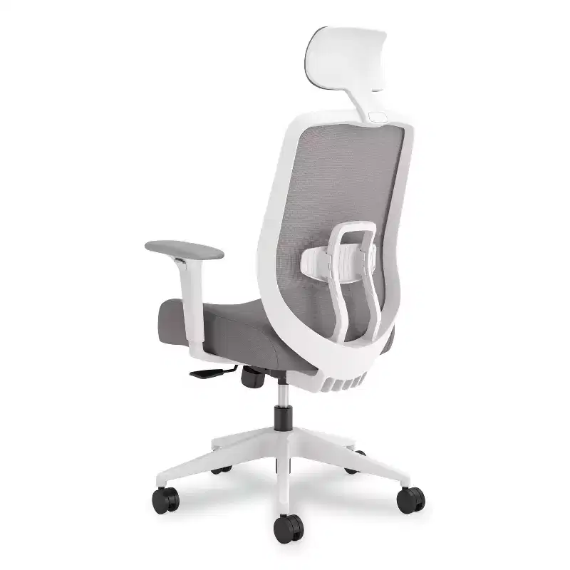 HON Altern Mesh Back Task Chair, 17.95 to 21.1 Seat Height, Gray Seat, Gray/White Back, White Base