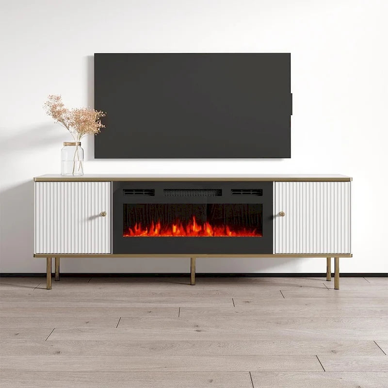 Electric Fireplace 63 TV Stand