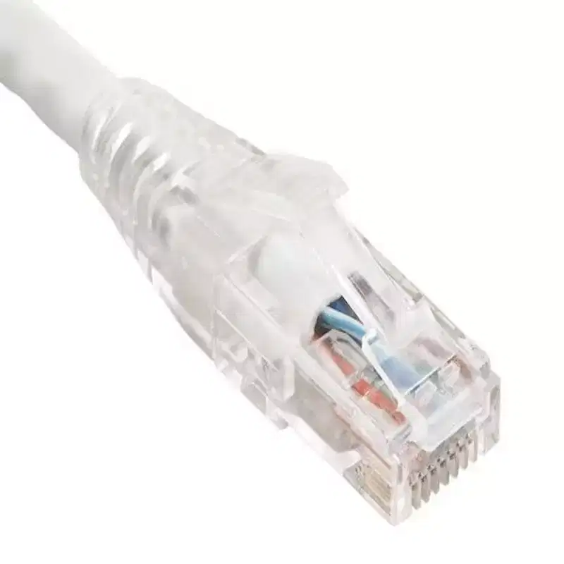 SANOXY Cables and Adapters; 1ft Cat6 550 MHz UTP Ethernet Network Patch Cable with Clear Snagless Boot, White