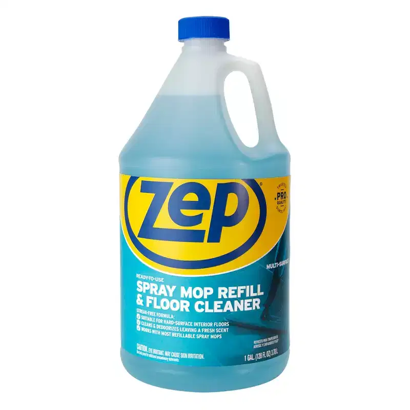 Zep Ready-To-Use Spray Mop Refill & Floor Cleaner  Streak-Free Multi-Surface Cleaner  1 Gallon
