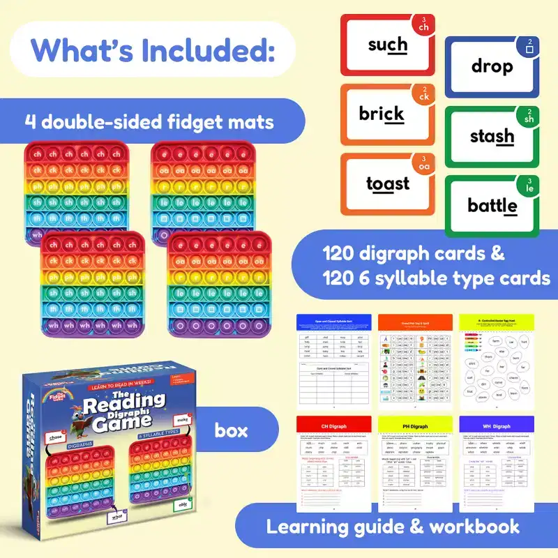 The Fidget Game The Reading Digraphs Game